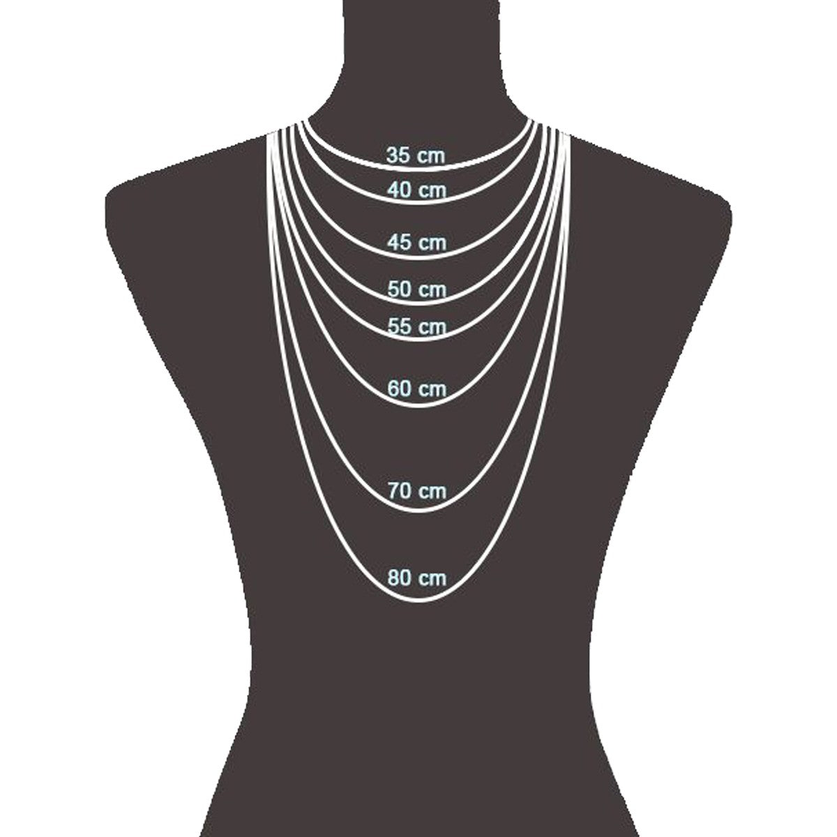 Damen Halskette Sterlingsilber rhodiniert Veneziakette 40-60cm