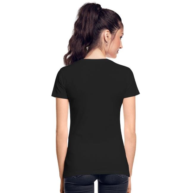 Damen Premium Bio T-Shirt - Mandala Katze