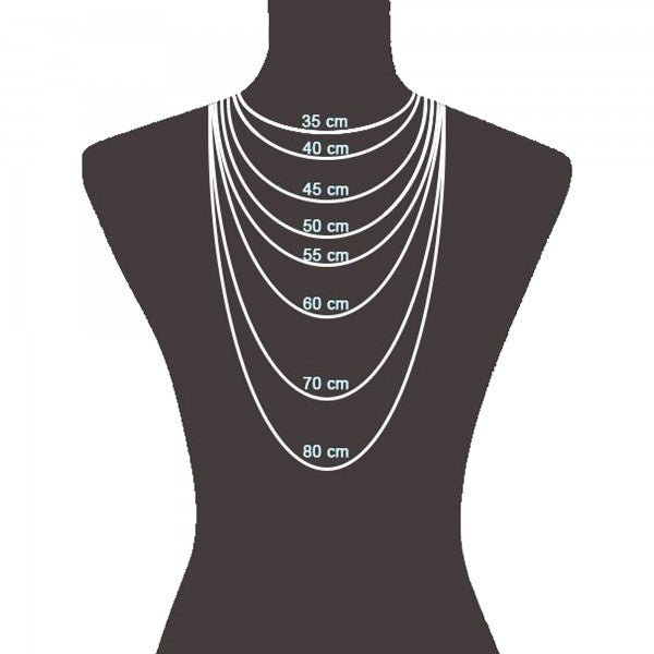 Halskette 14 Karat Teilrhodiniert - Anmut