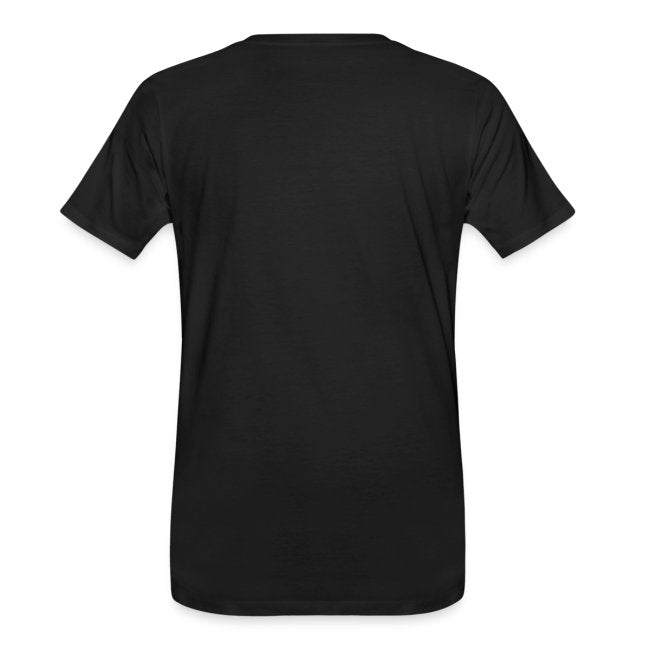 Herren Premium Bio T-Shirt - Grauer Wolfskopf
