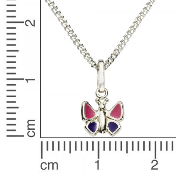 Kinder Halskette - Zweifarbiger Schmetterling