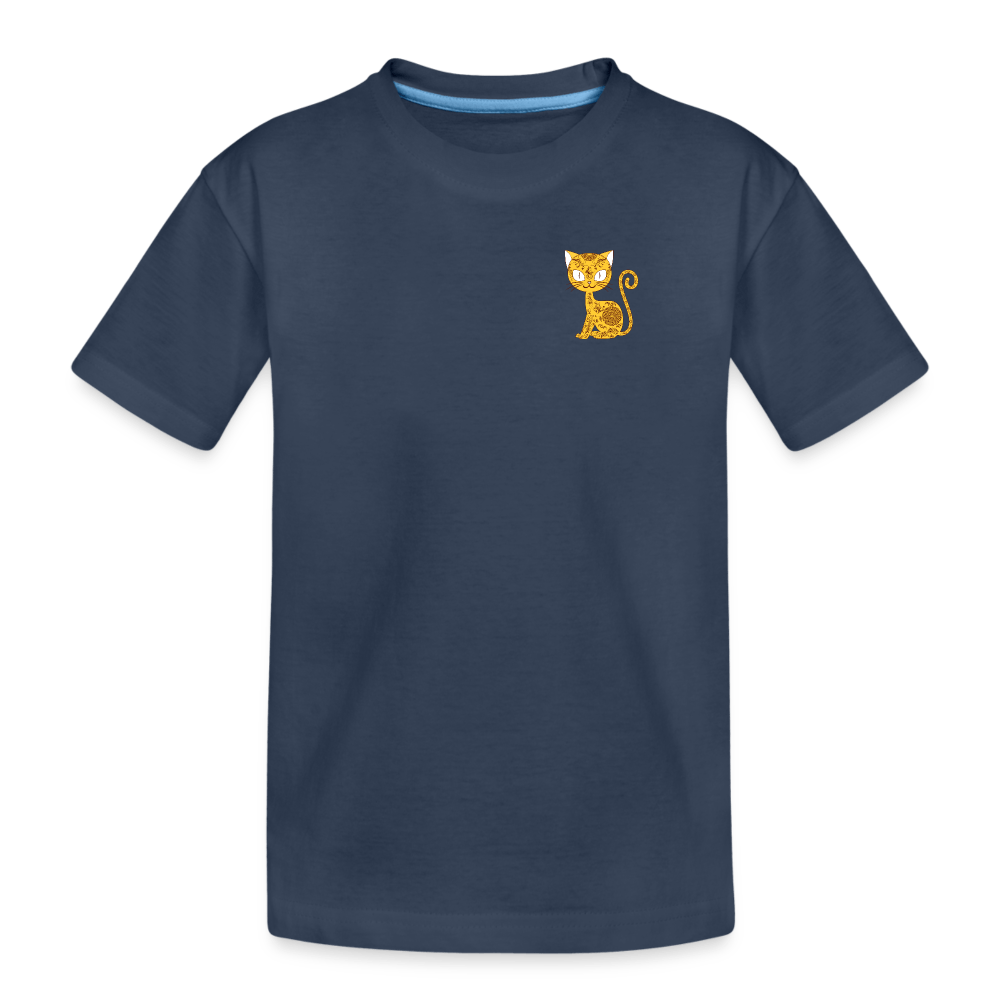 Kids Premium Bio T-Shirt - Mandala Katze
