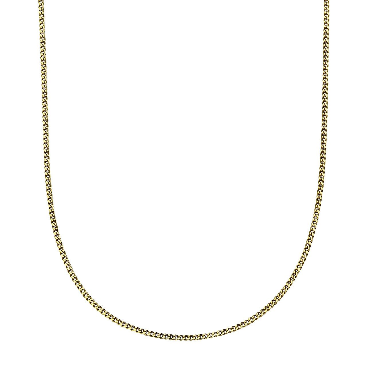 Kinder Halskette 8 Karat Gold Flachpanzerkette 36/38cm