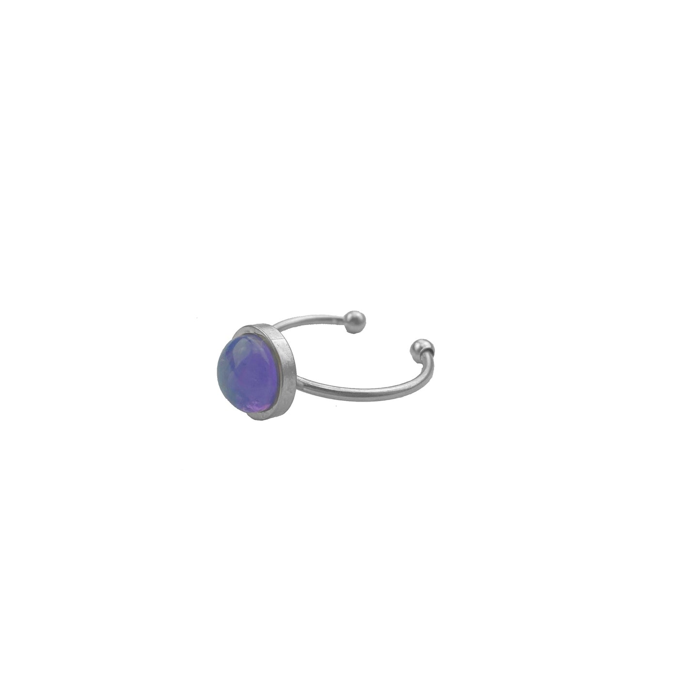 Handgemachter Ring verstellbar - Amethyst