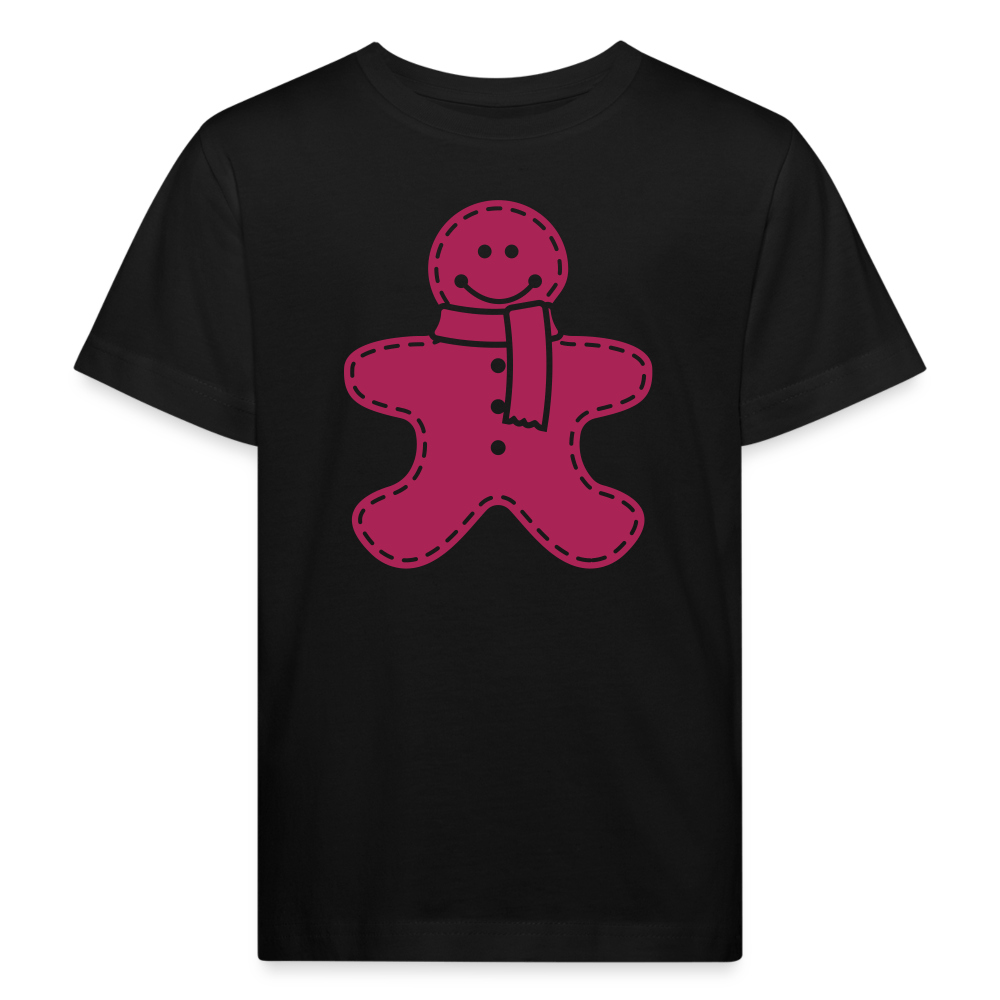 Kids Bio T-Shirt - Lebkuchen - Schwarz