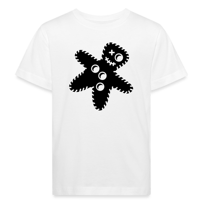 Kids Bio T-Shirt - Lustiger Lebkuchen - weiß